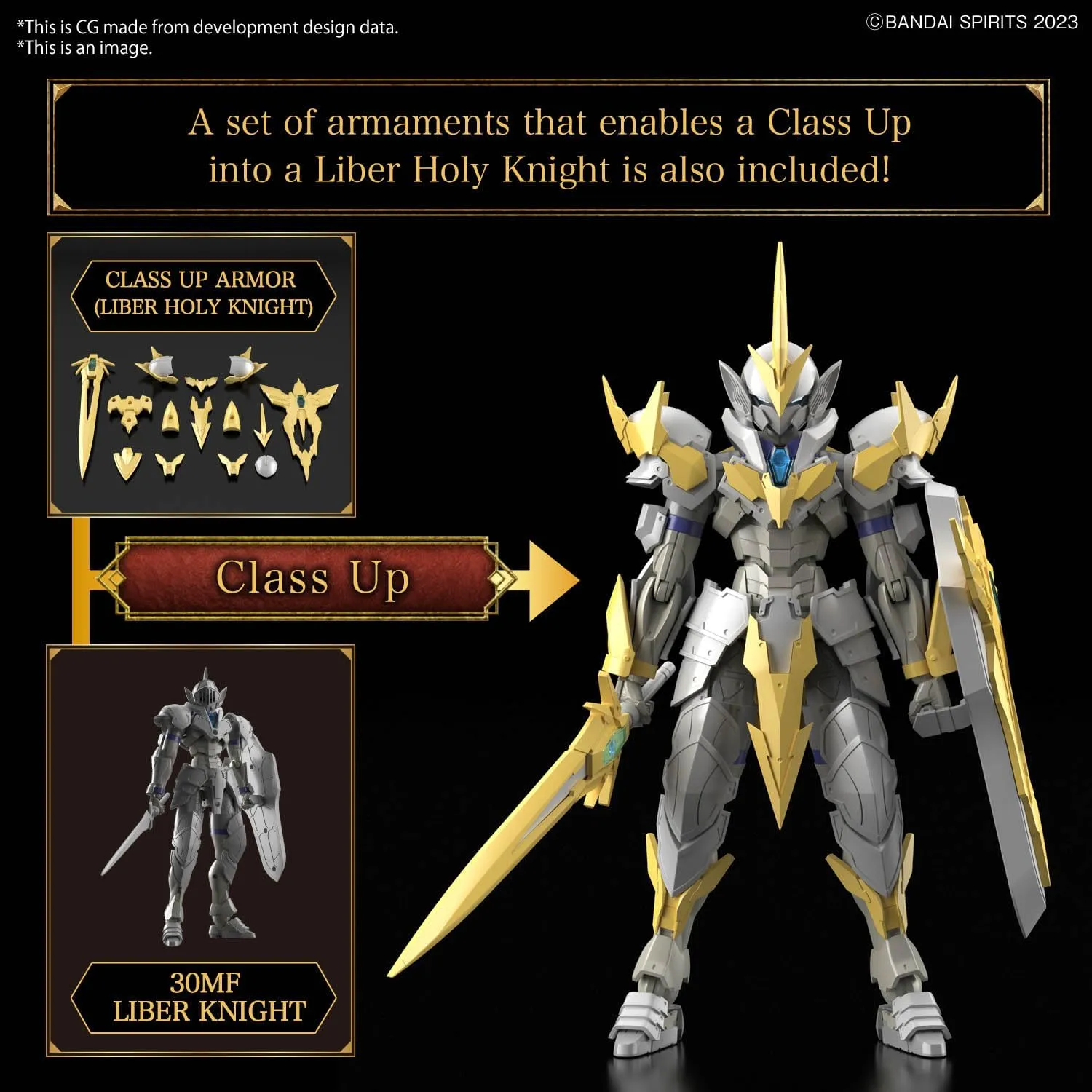 Bandai 30MF Liber Holy Knight 1/144 Model Kit