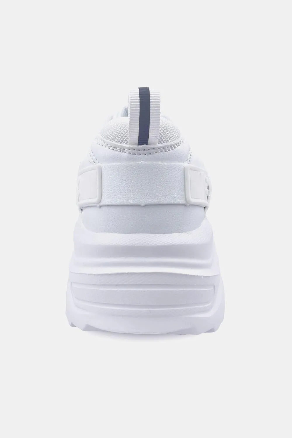 Berness Running Late Chunky Sole Athletic Sneakers in White