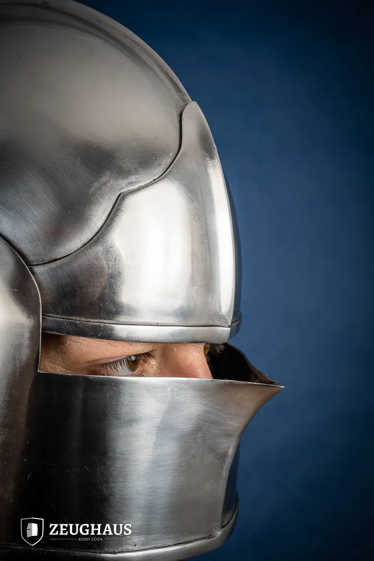 Burgundian Sallet Helmet 1,6mm Polished