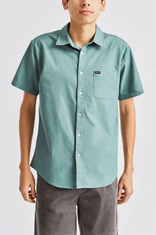 CHARTER OXFORD S/S WOVEN JADE