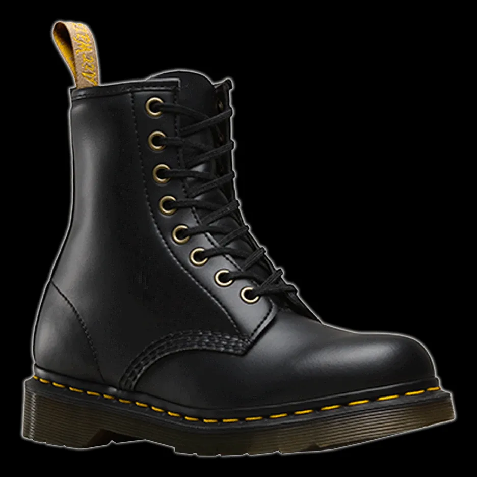 Dr Martens - 8 Eyelet Black Vegan Boot