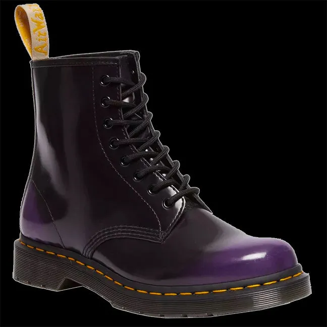 Dr Martens - 8 Vegan Purple Rub Off 8 Eyelet Boot