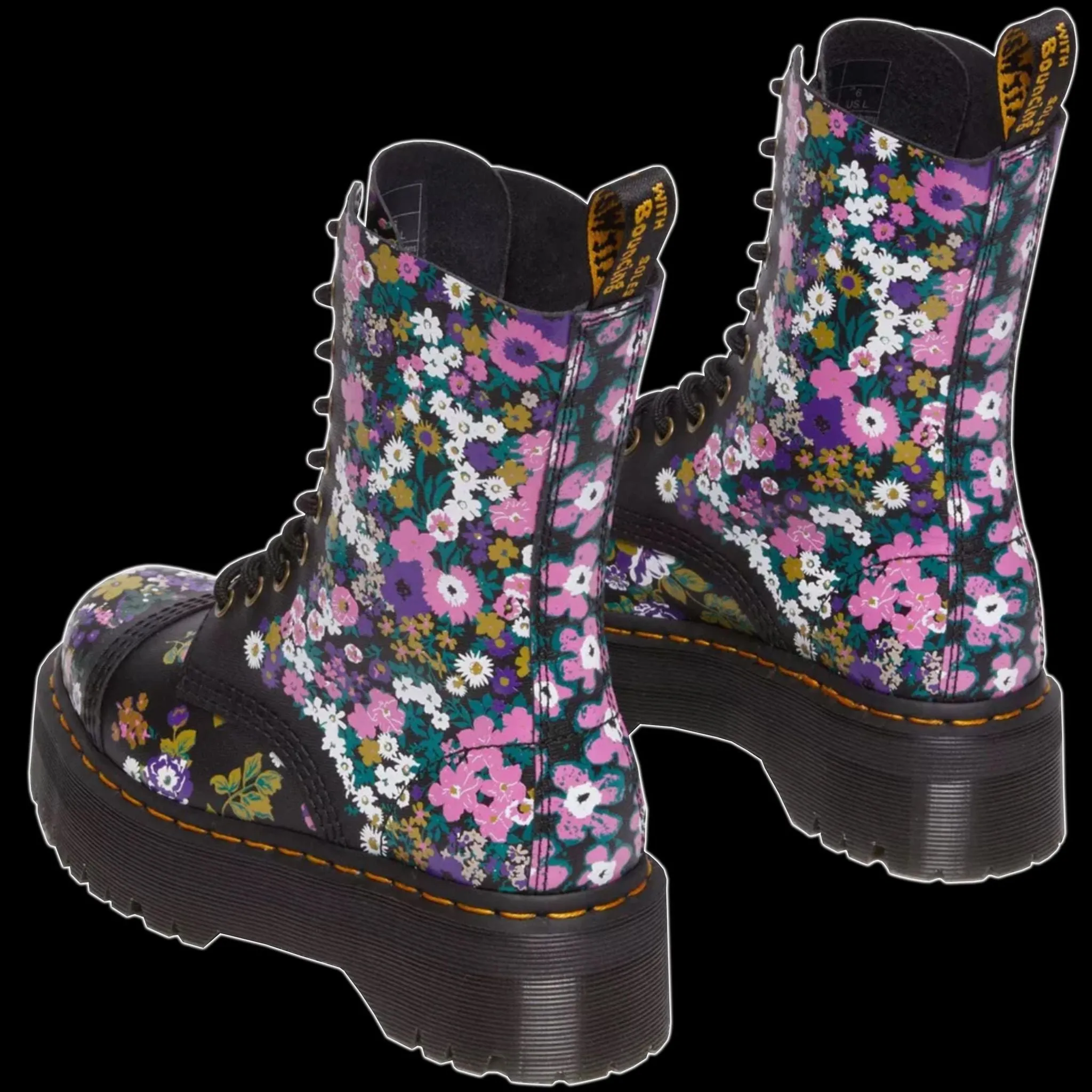 Dr Martens - Sinclair Hi Vintage Floral Platform Boots