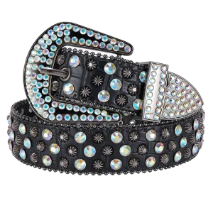 Dream Apparel's Premium Strap Men Women Western Fashion Bling Bling Rhinestones Crystal Diamond Belt