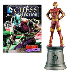 Eaglemoss DC Superhero Johnny Quick White Knight Chess Piece with Collector Magazine