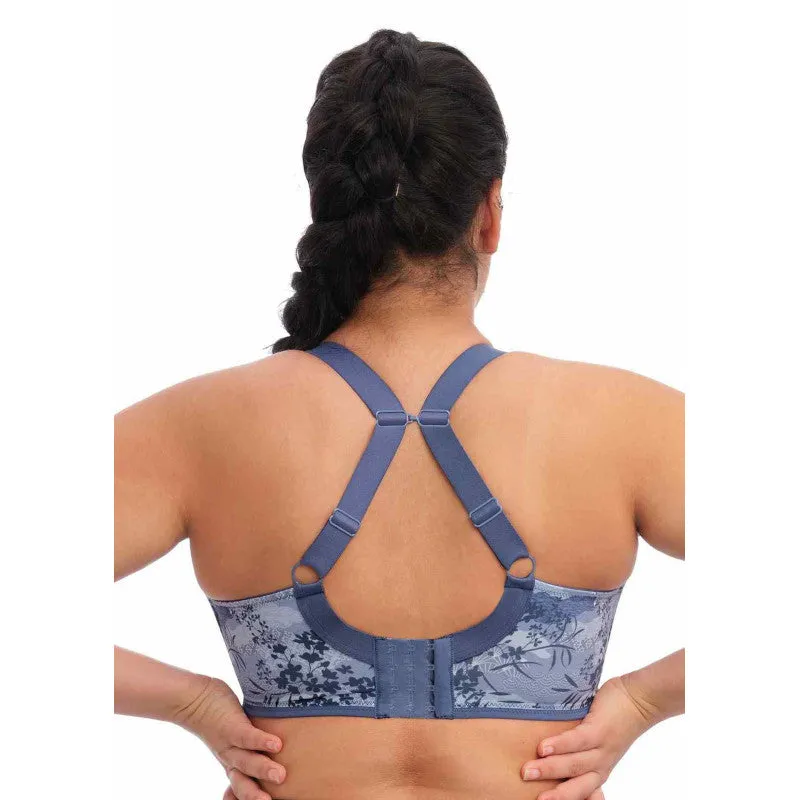 Energise Sports Bra Underwired Vintage Denim Blue - Elomi