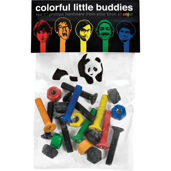 Enjoi Little Buddies Bolts 1" Phillips - Assorted Colors