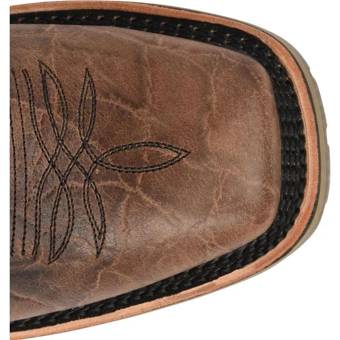 GRISSOM MENS 12"DOMESTIC  WIDE SQUARE TOE ROPER : DH4644