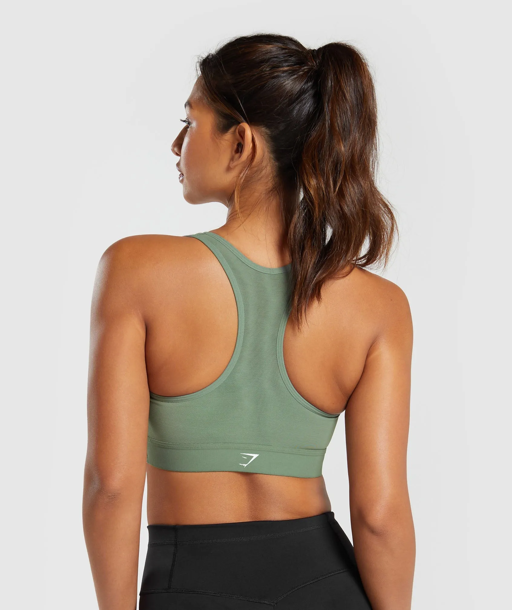 Gymshark Lightweight High Support Sports Bra - Unit Green