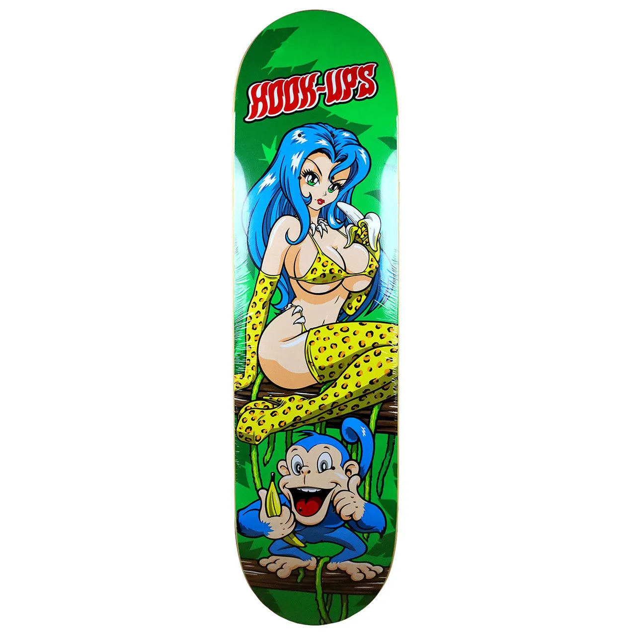 Hook-Ups Jungle Girl Original Skateboard Deck - 8.25"