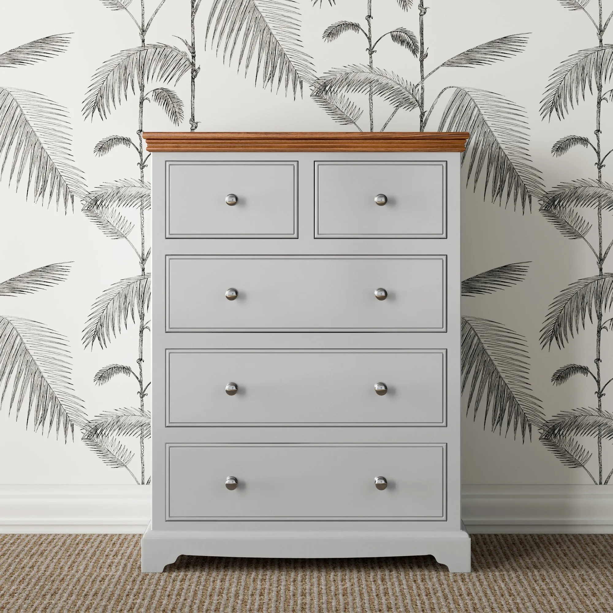 Inspiration Painted 2 3 Chest of drawers