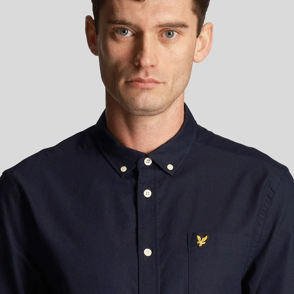 Lyle & Scott Regular Fit Lightweight Oxford Shirt - Dark Navy