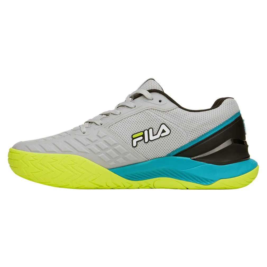 Men's Axilus 3 Tennis Shoes Glacier Gray and Scuba Blue