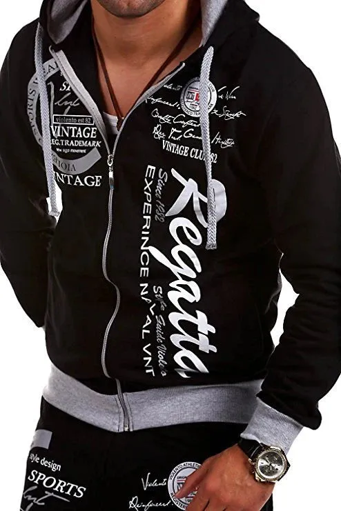 Men's Casual Drawstring Loose Sports Hoodies