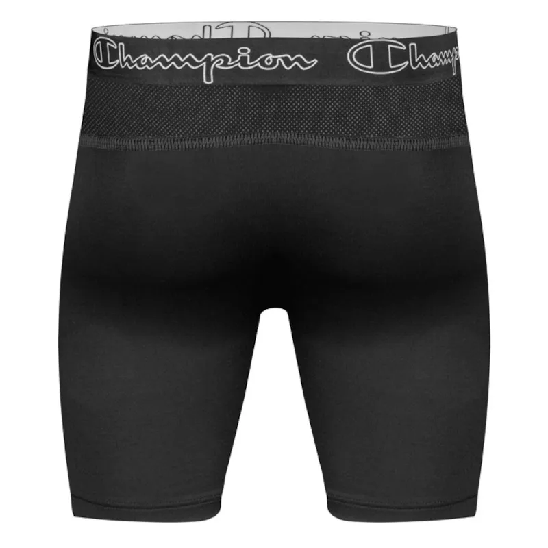 Men's Cool Air Long Sport Boxer Short Black - Champion