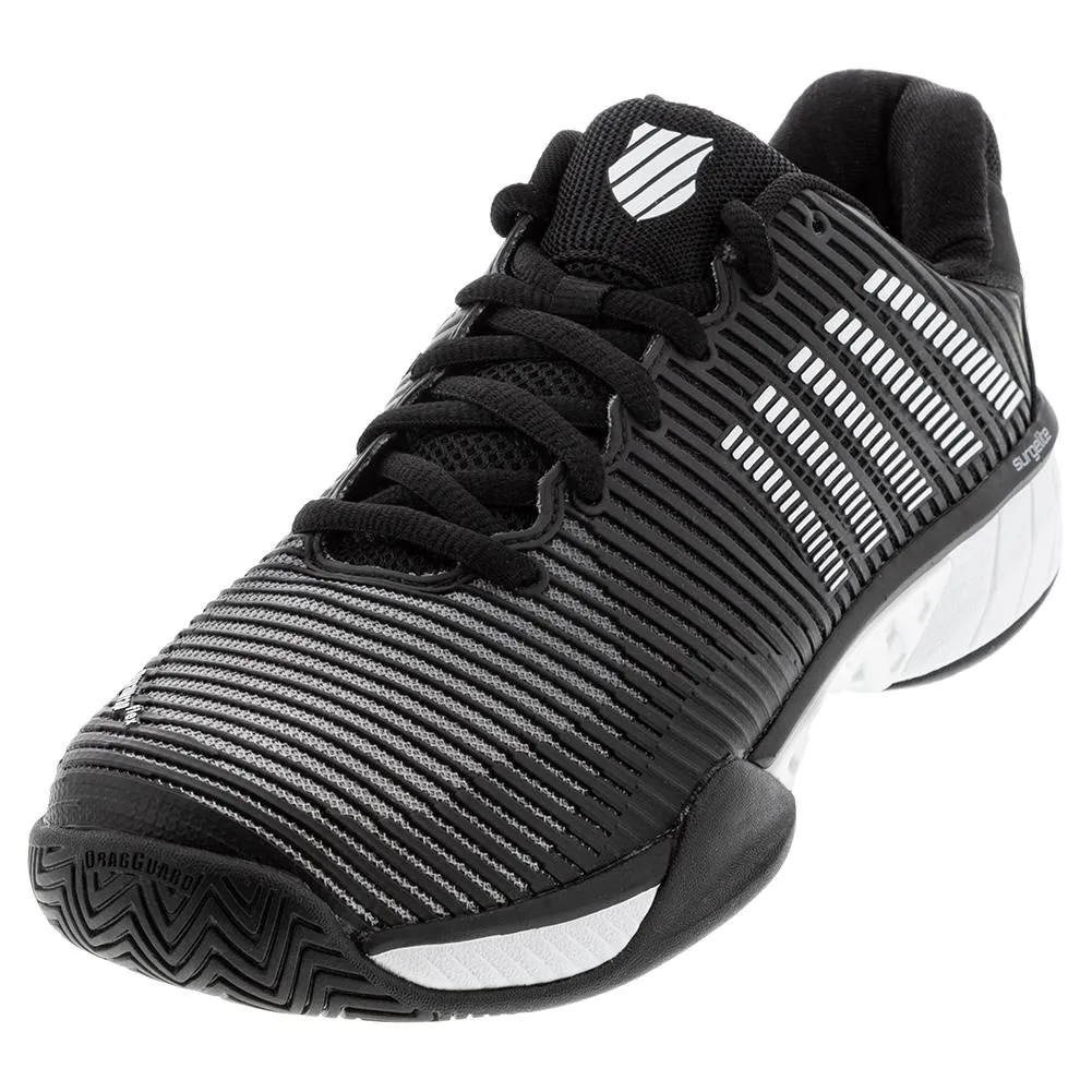 Men's Hypercourt Express 2 Tennis Shoes Black and White