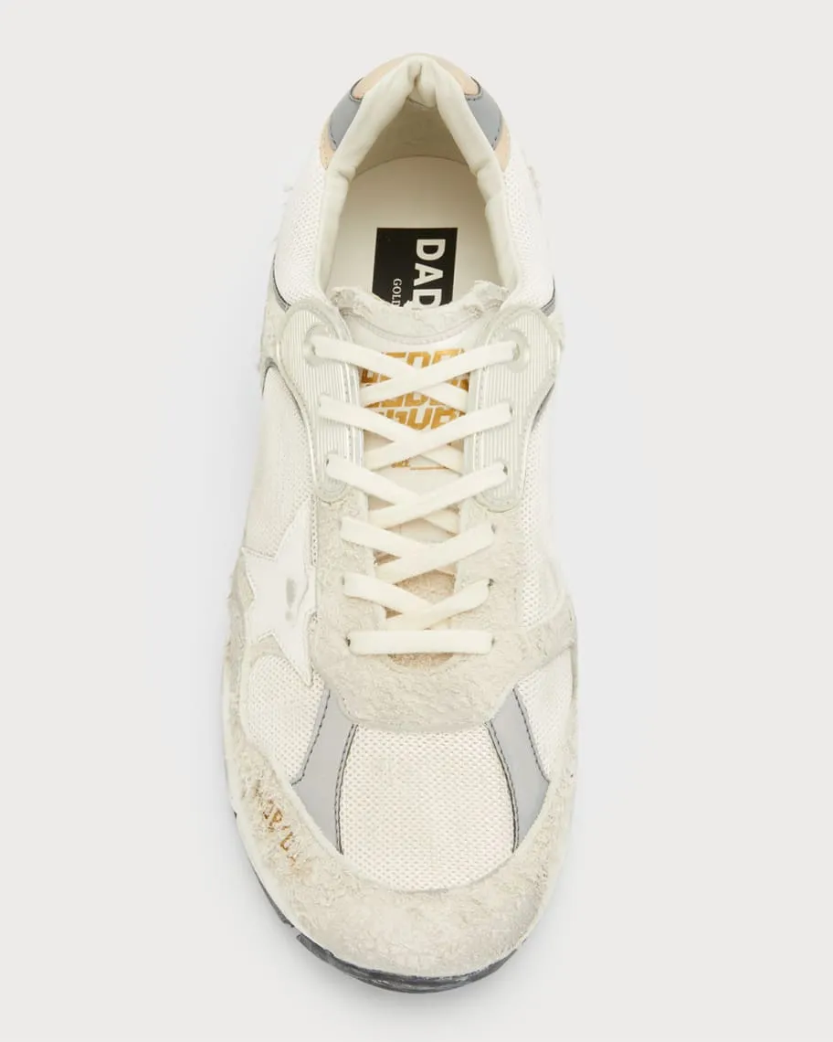 Men's leather suede sneakers Running Dad Star Golden Goose