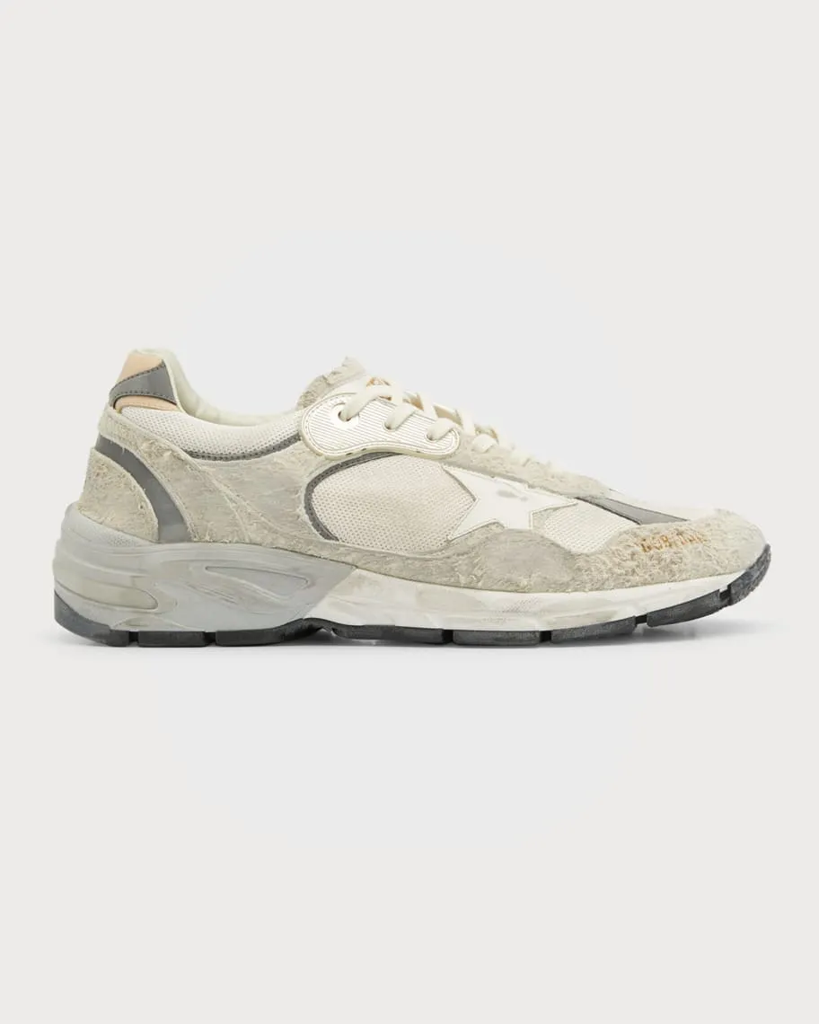 Men's leather suede sneakers Running Dad Star Golden Goose