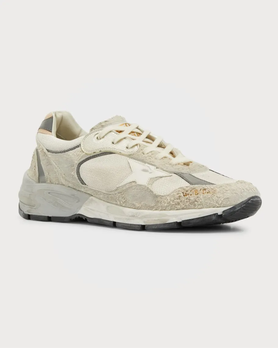 Men's leather suede sneakers Running Dad Star Golden Goose