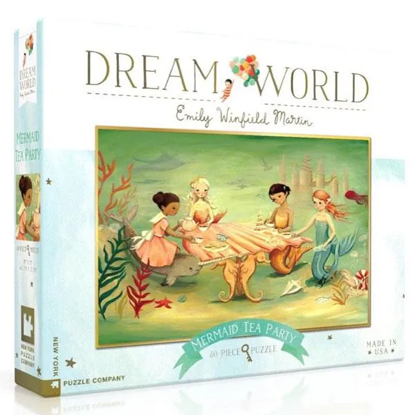 Mermaid Tea Party Puzzle (60pc)