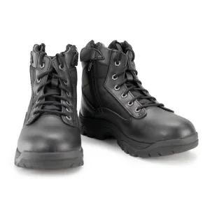 Milwaukee Leather Men's 6-inch Black Leather Swat Style-Tactical