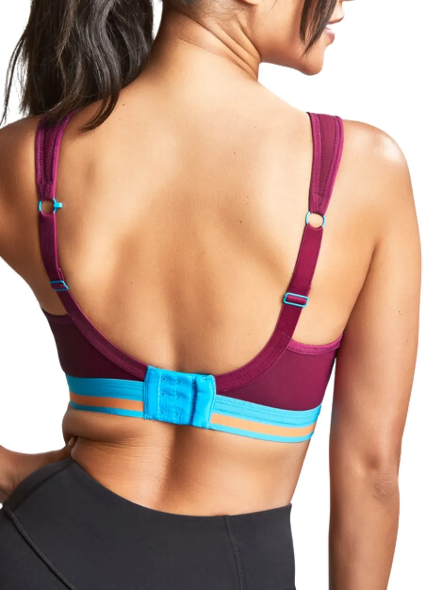 Non Wired Racerback Sports Bra - Cranberry