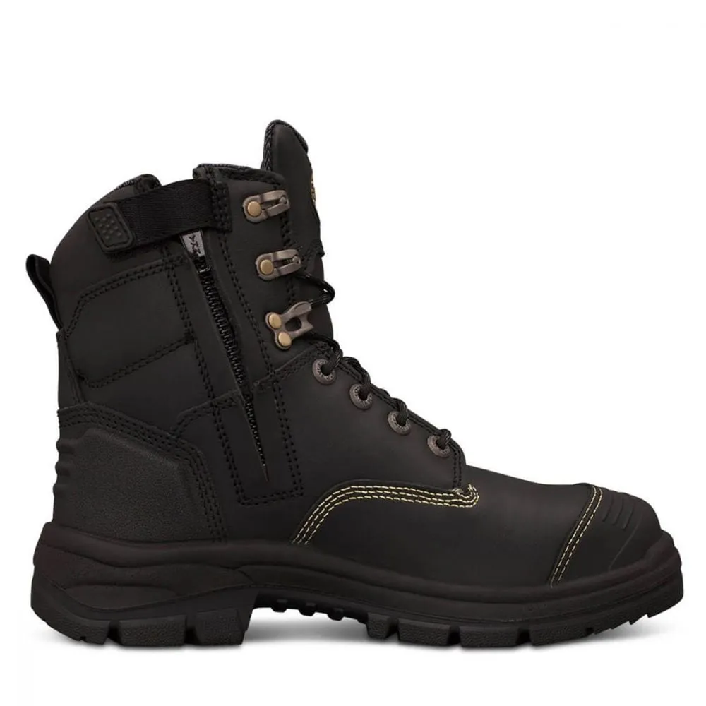 Oliver 55-345Z 150MM Zip Sided Boot - Black