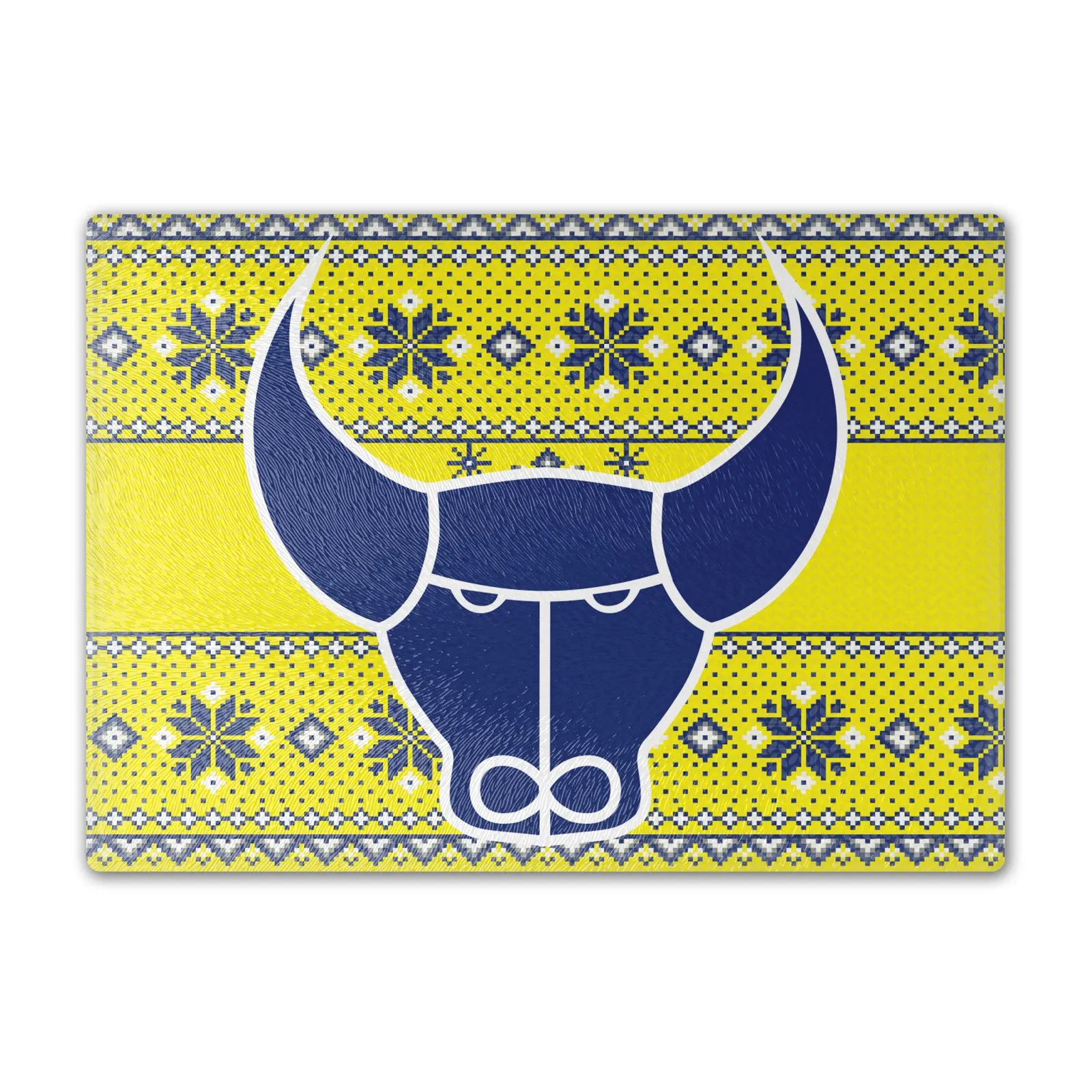 Oxford United Knitted Christmas Chopping Board