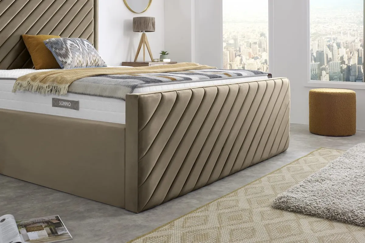 Oxford Upholstered Ottoman Bed