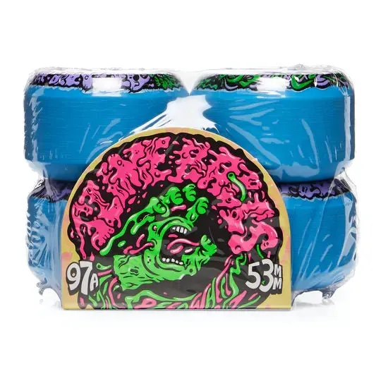 SANTA CRUZ SLIME BALLS VOMIT MINI II SKATEBOARD WHEELS 97A 53MM