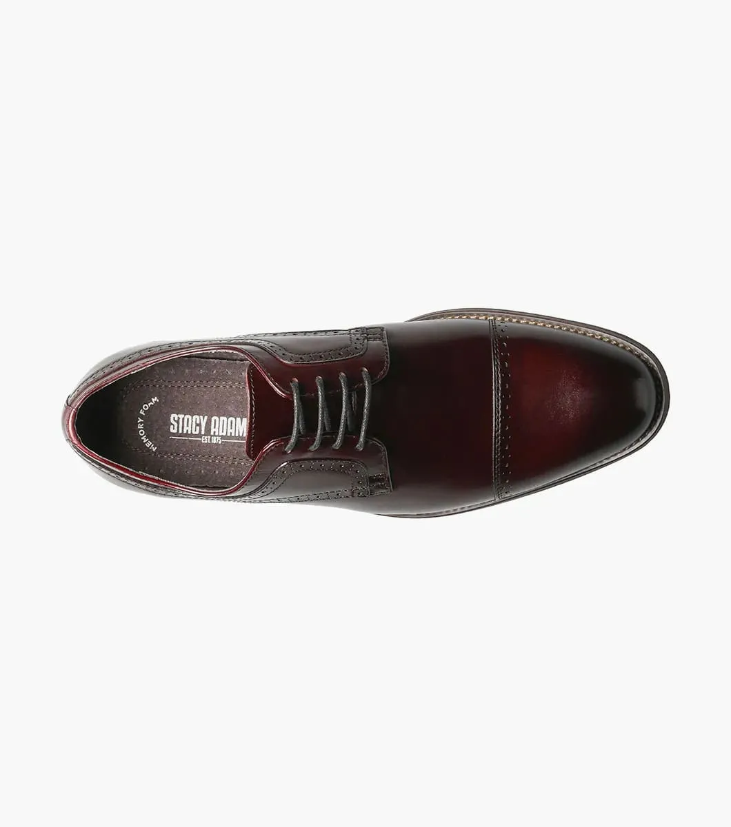 STACY ADAMS Men's Dickinson Cap-Toe Lace-up Oxford