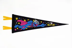 Super Grover Pennant • Sesame Street x Oxford Pennant