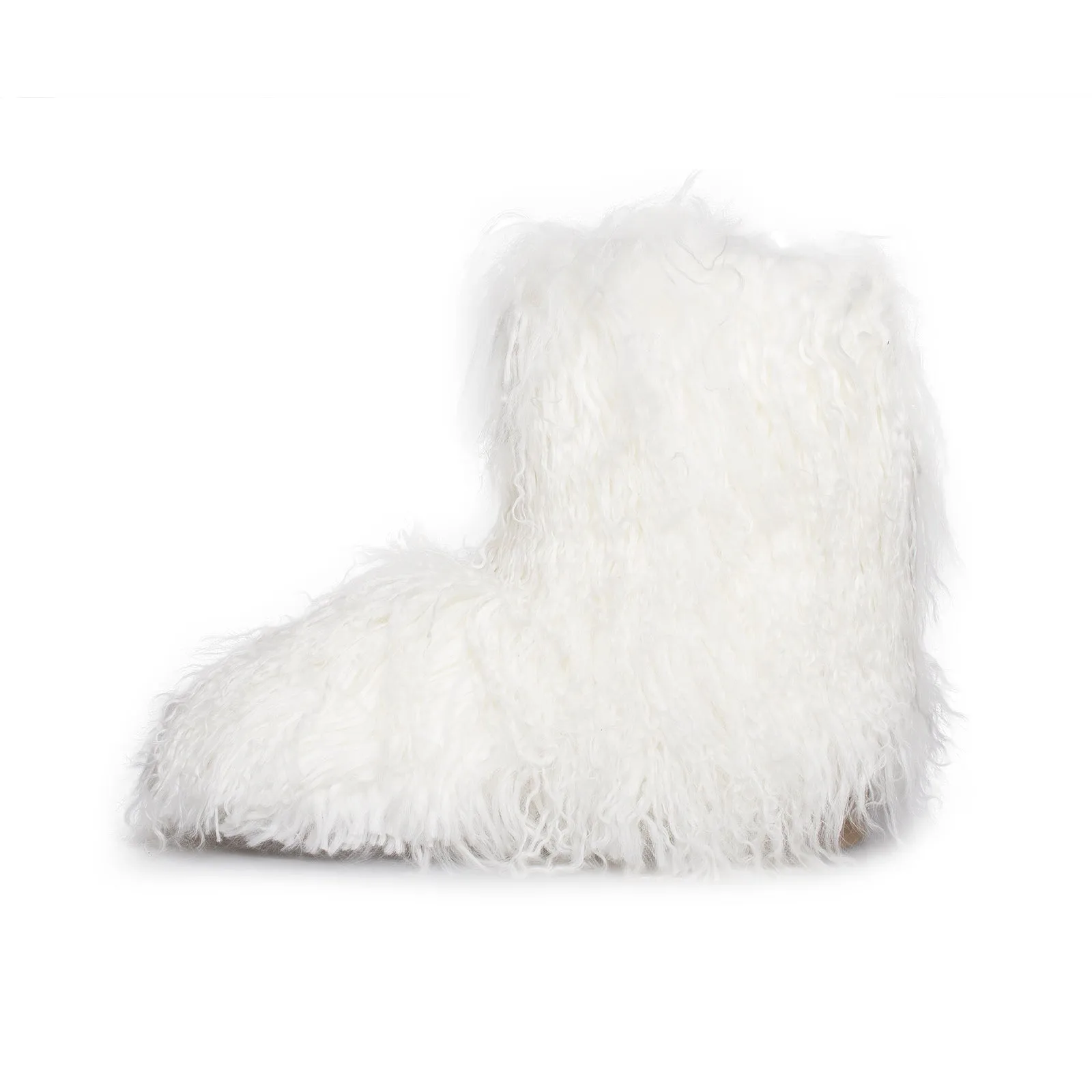 UGG Fluff Momma Mongolian White Boots