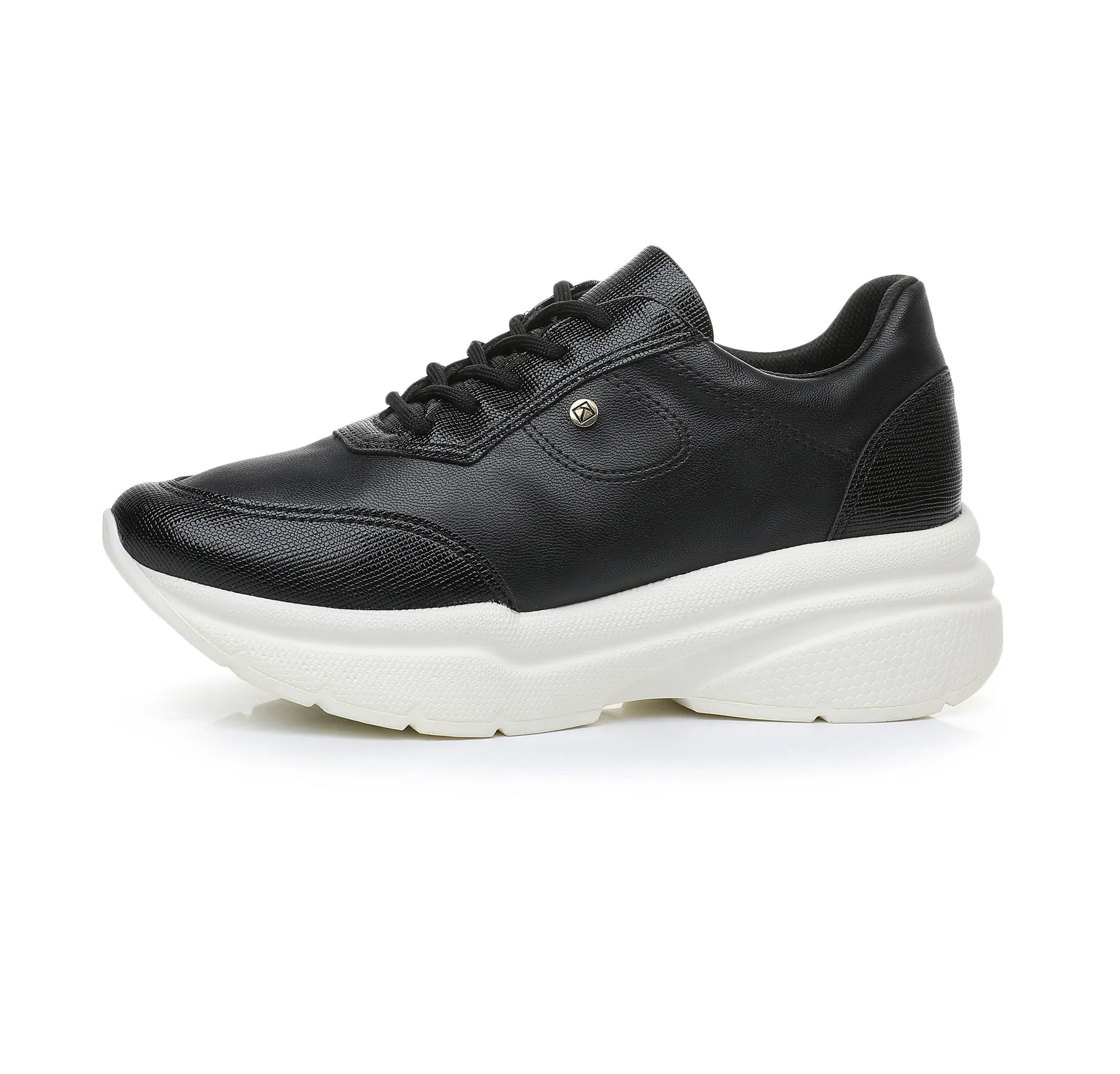 Urban Mod Must-Have: Lace-Up Sneakers - Black & White (781.002)