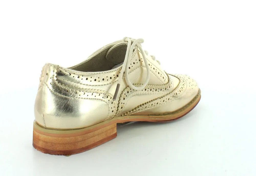 Wanted Shoes Women's Babe Oxford - Gold