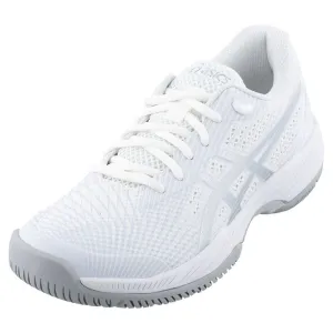 Women`s GEL-Game 9 Tennis Shoes White and Pure Silver