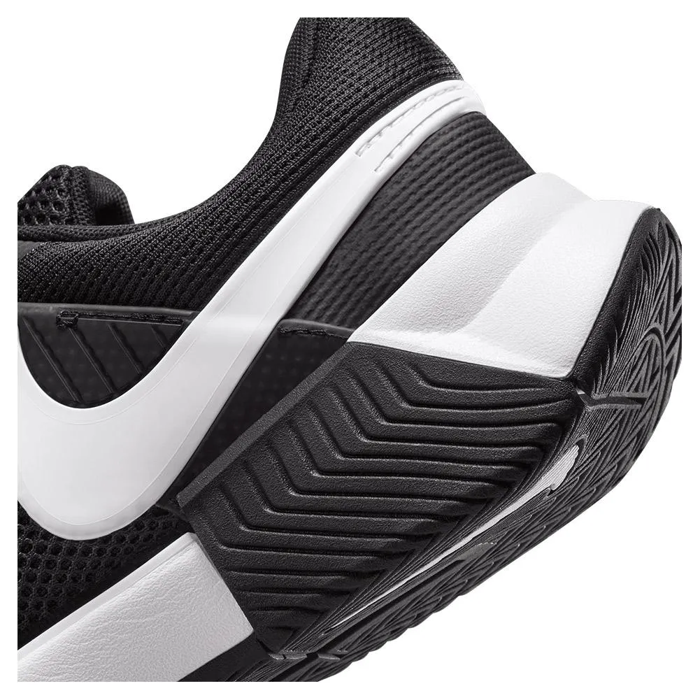 Women's Zoom GP Challenge 1 Tennis Shoes Black and White